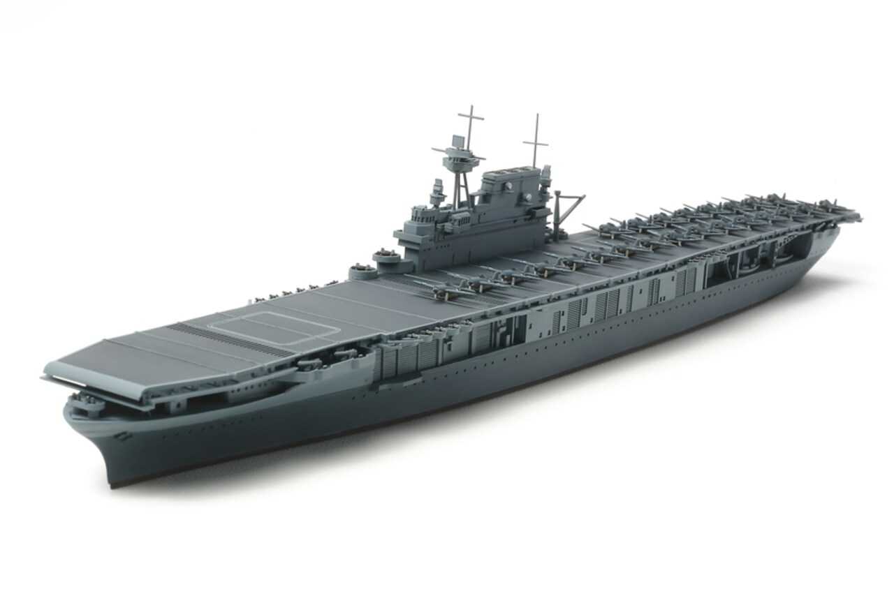 Tamiya 1/700 TAM31712 - 1/700 Tamiya USS Yorktown CV5 Aircraft Carrier Waterline Assembly Kit